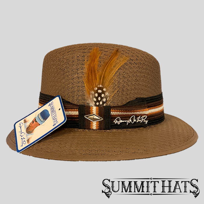 Impala Brown - Authentic Danny De La Paz Lowrider Signature Collection - Inspired Boulevard Nights Fedora by Summit Hats