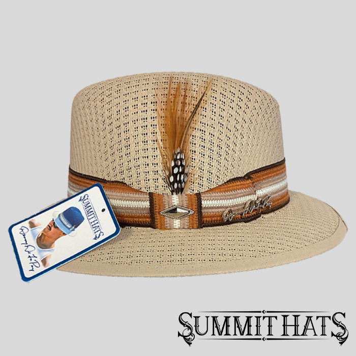 Impala Khaki - Authentic Danny De La Paz Lowrider Signature Hat Collection - Inspired Boulevard Nights Fedora by Summit Hats